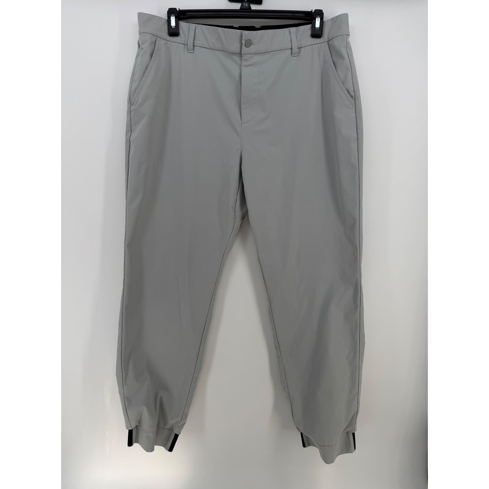 Good Good Golf Jogger Pants Mens 38 Gray Performance Stretch Cuffed Athletic